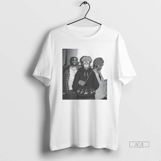 Throwback Trendy Quavo X Travis Scott And Yuji Itadori Anime Shirt