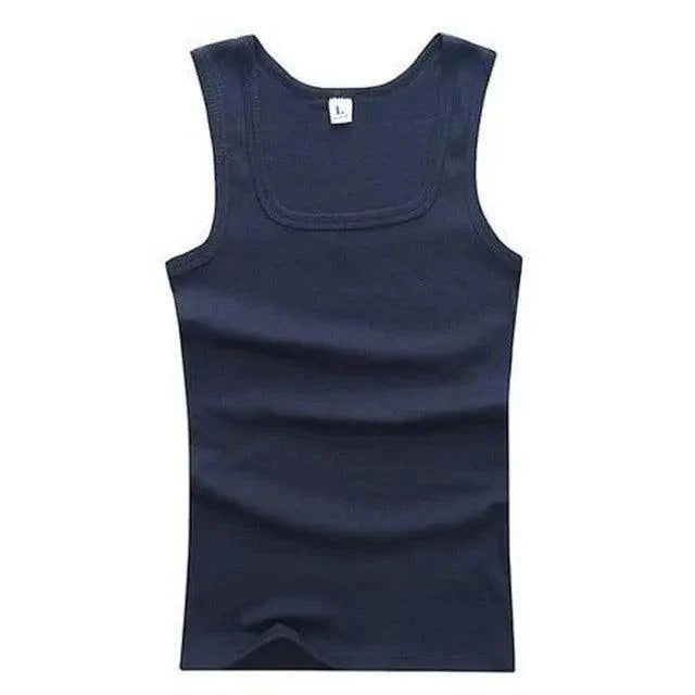 Summer Plus Size Summer Good Men Clothing Tank Tops Elegant Black White Gray Singlets Sleeveless Fitness Men Vest Bodybuilding Vest Summer Men's Vest Gym Casual Vest Sleeveless Vest Clothes